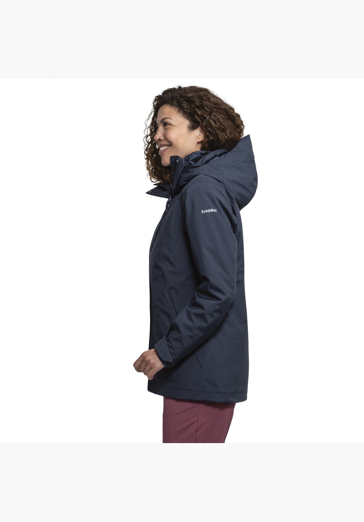 Schöffel 3-in-1-Funktionsjacke 3in1 Jacket Style Tamina WMS (Set, 2-St) mit herauszippbarer, separat tragbarer, wattierter Innenjacke
