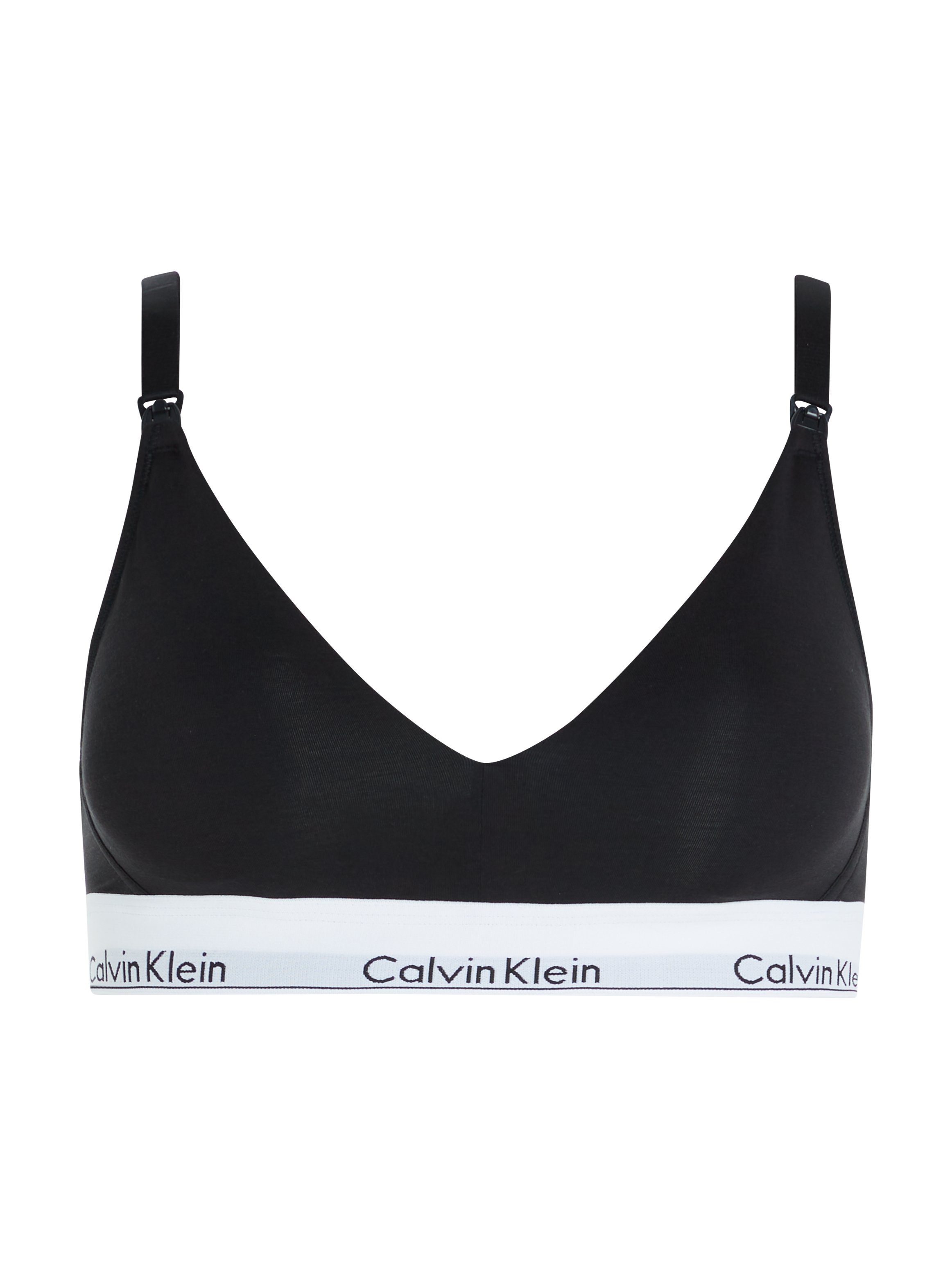 Calvin Klein Logo Unterbrustband schwarz Underwear Still-BH mit