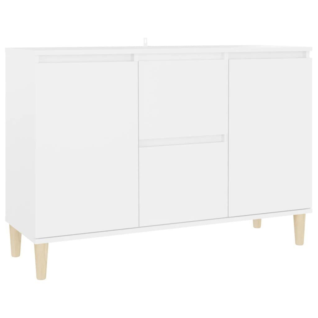 furnicato Sideboard Weiß 103,5x35x70 cm Holzwerkstoff (1 St) günstig online kaufen