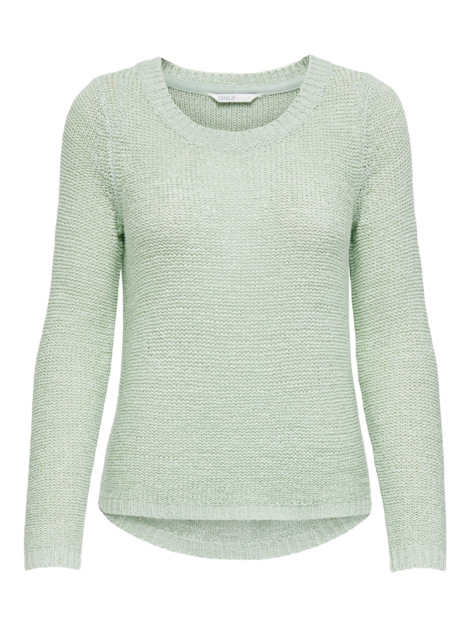 ONLY Strickpullover Einfarbiger Basic Strickpullover ONLGEENA ONLGEENA XO L/S PULLOVER KNT NOOS