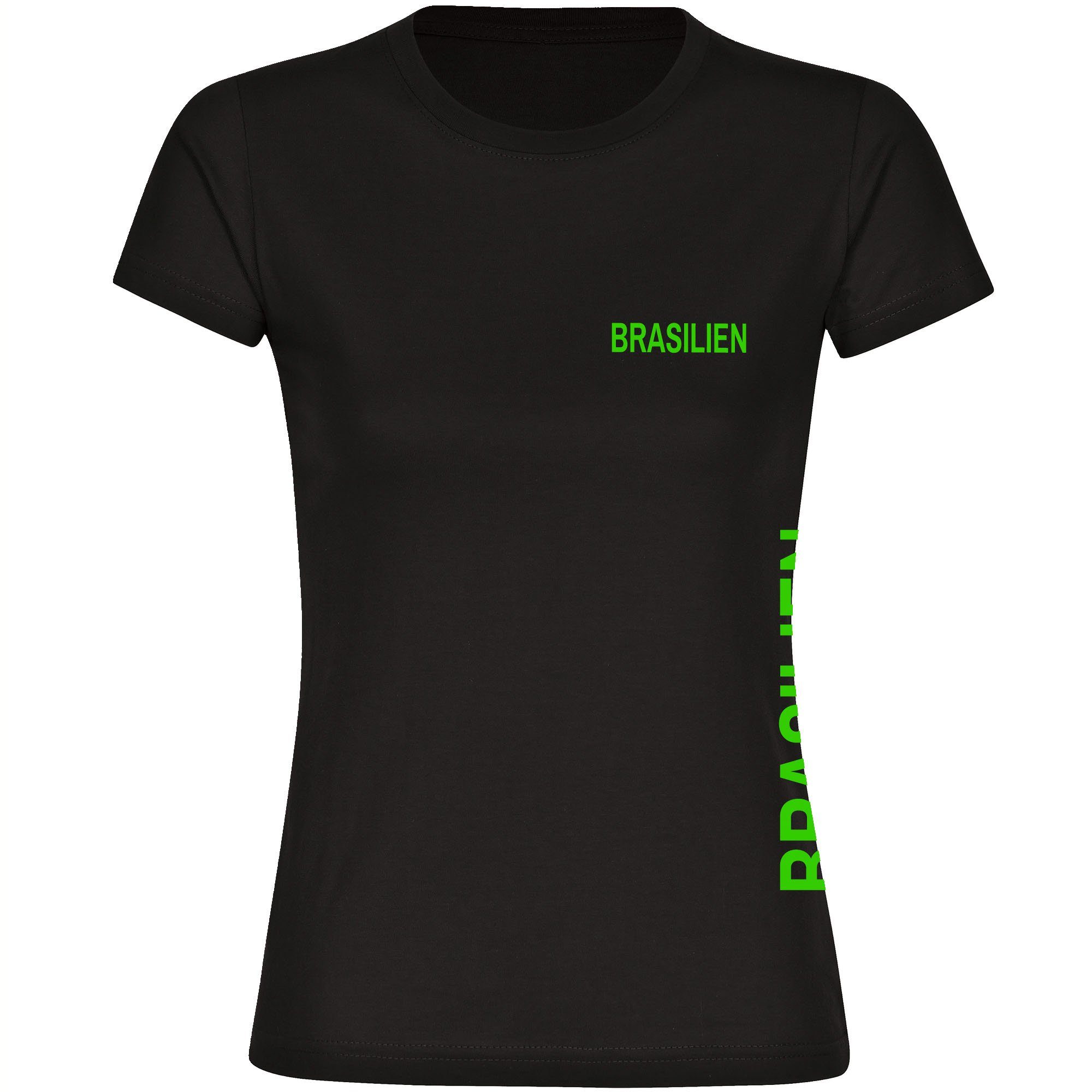 multifanshop T-Shirt Damen Brasilien - Brust günstig online kaufen