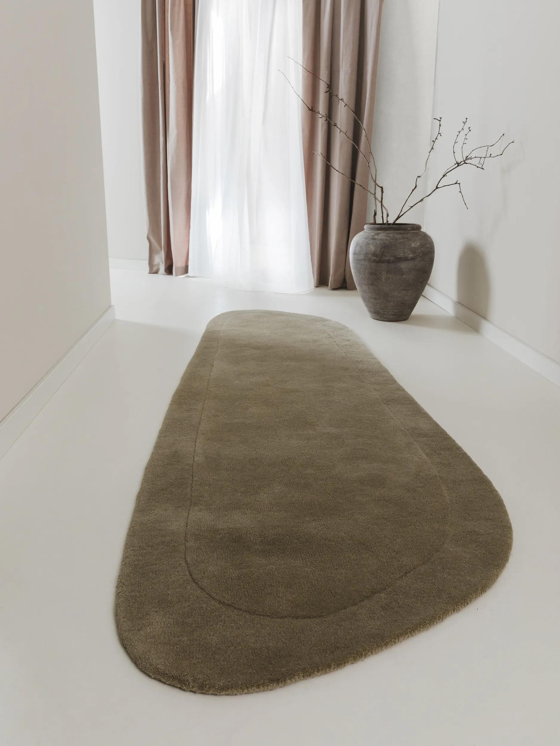 benuta Wollteppich Shape, rechteckig, Höhe: 6 mm, Kunstfaser, Berber, Ethno-Style, Wohnzimmer