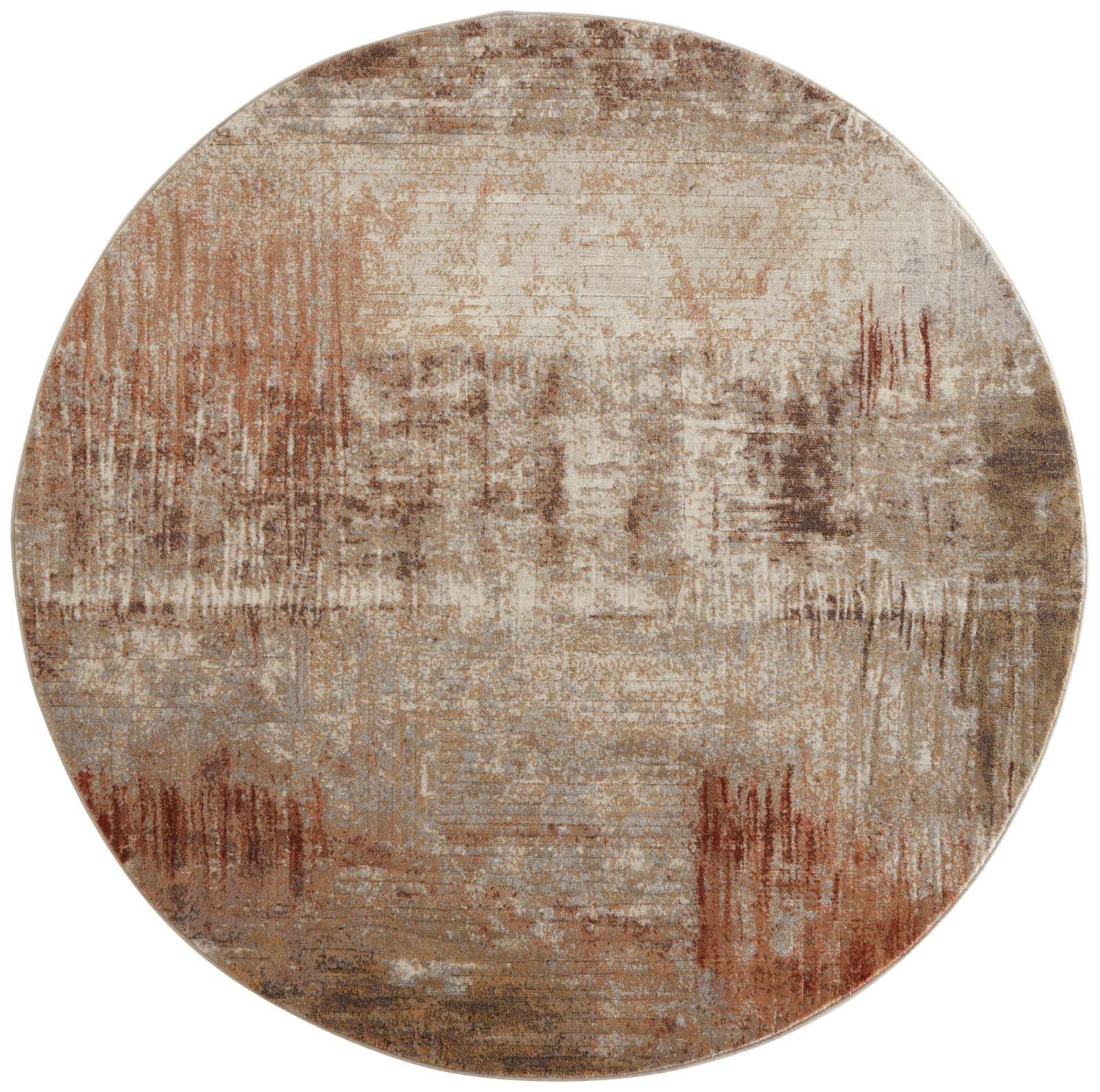 TaraCarpet Teppich Vintageteppich Argo 63393 Vintage, rund, Höhe: 14 mm, Vi günstig online kaufen