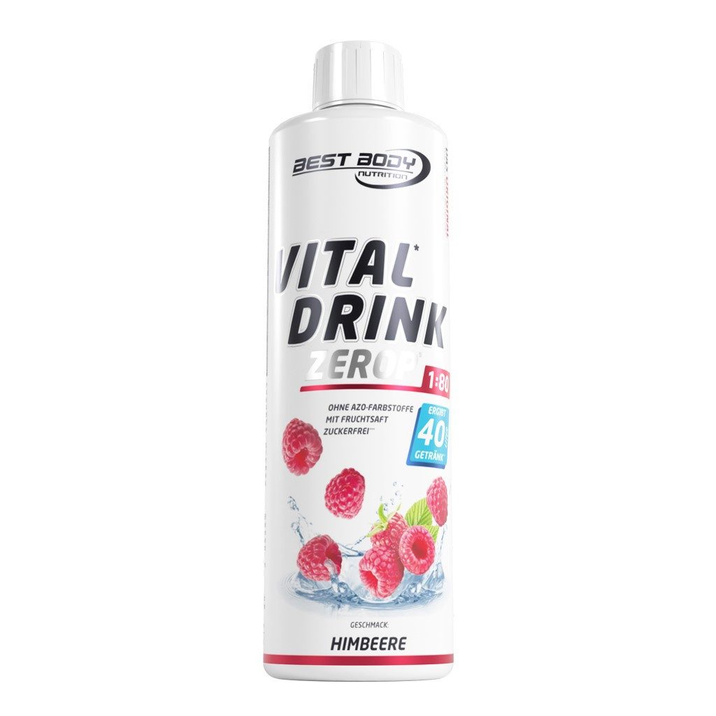 Best Body Nutrition Vital Drink Zerop - 500 ml Flasche Sirup