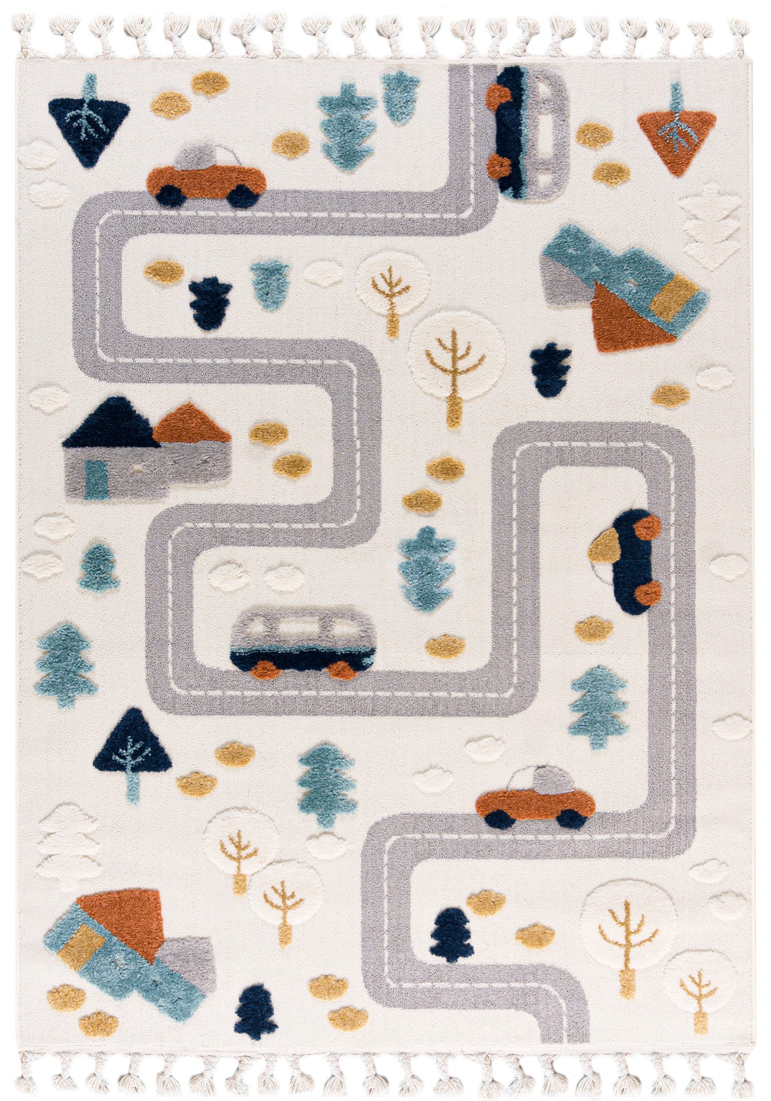 Mazovia Kinderteppich Kinder Auto, Straßen Wohnzimmer, Schlafzimmer, Esszim günstig online kaufen