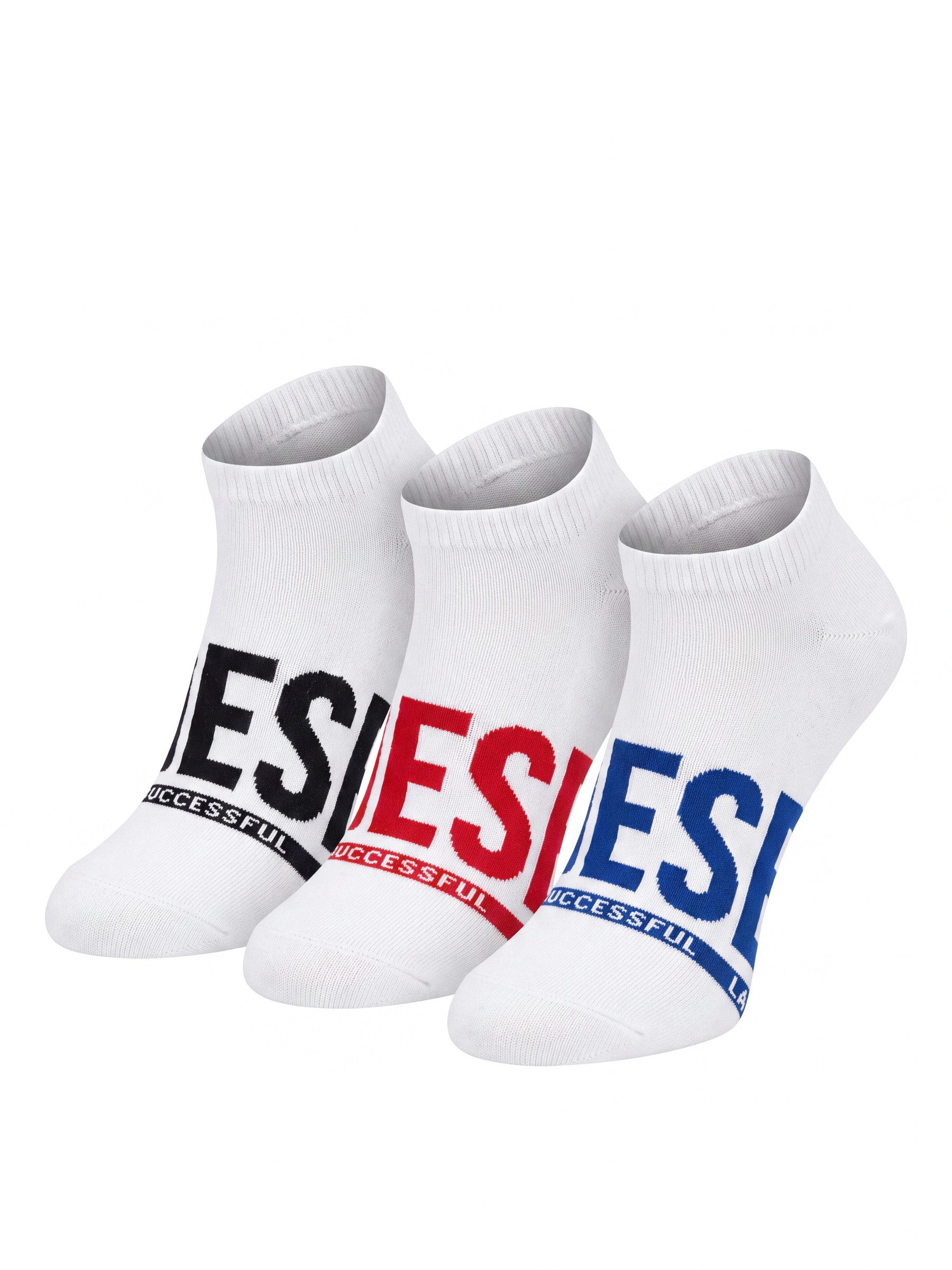 Diesel Sneakersocken Herren Socken - SKM-GOST-THREEPACK (3-Paar) Bequem & Elastisch