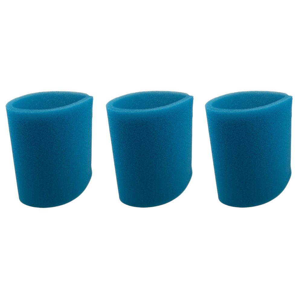 Trade-Shop Ersatzfilter Nassfilter 3x passend für Lavor GBP 20 Pro, Genio, Inox, GN18, GN22, Zubehör für Staubsauger, Bodenstaubsauger, kegelförmiger Ansaugfilter / Maße: ca. 135-165 x 162mm