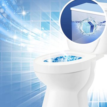 WC Frisch Duo Aktiv Reinigungswürfel für Wasserkästen WC-Reiniger (Doppelpack, [2-St. für hygienische Frische & Kalkschutz)