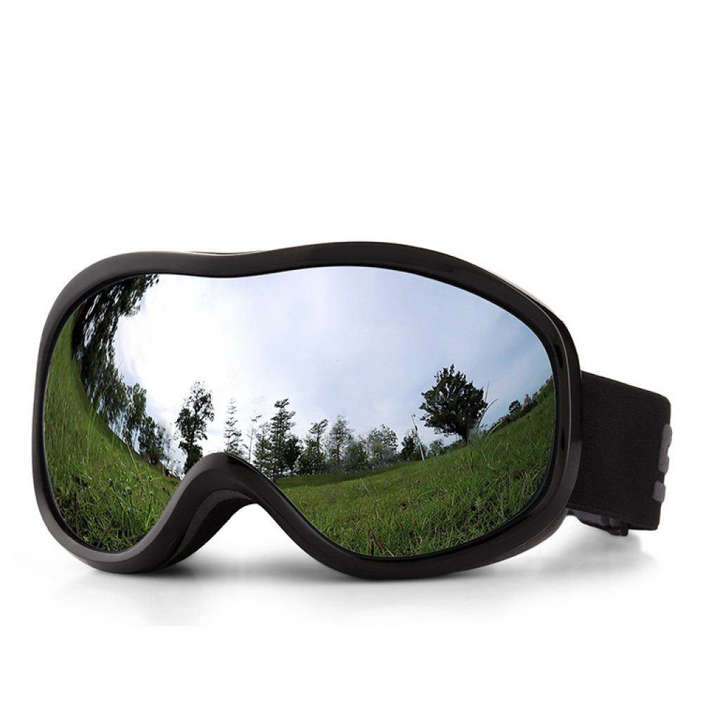 Invanter Skibrille Wind-, und beschlagfeste Outdoor-Sportbrille Sand- Damen,Herren für