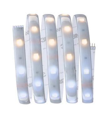 Paulmann LED-Streifen MaxLED 250 Basisset 1,5m 2700-6500K 5,5W 230/24V 24VA Silber, 1-flammig, IP44 Cover TunableWhite