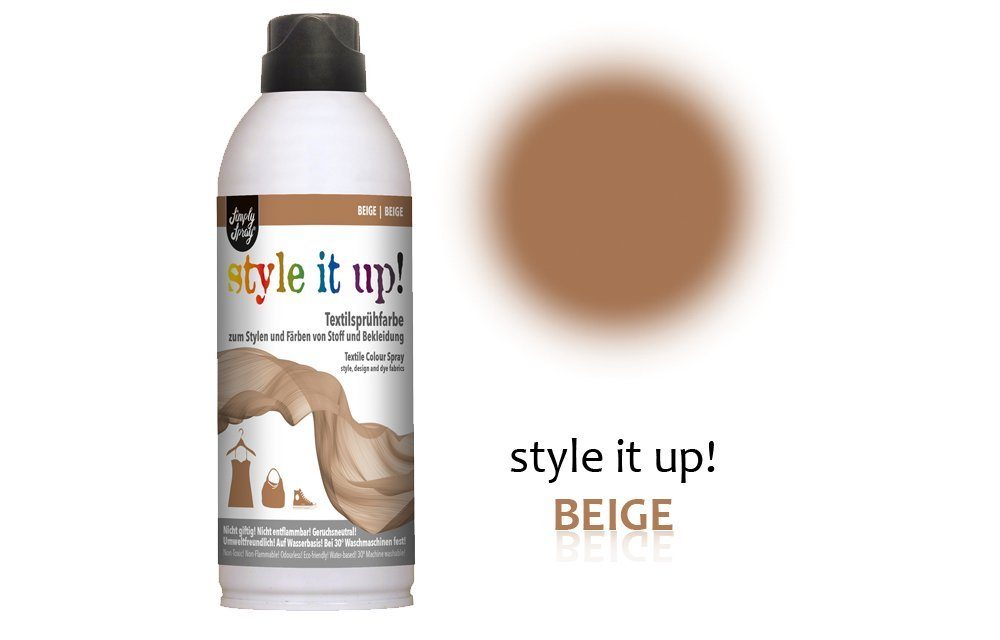 SimplySpray Textilfarbe Style it up! - Design Textilfarbe - Beige