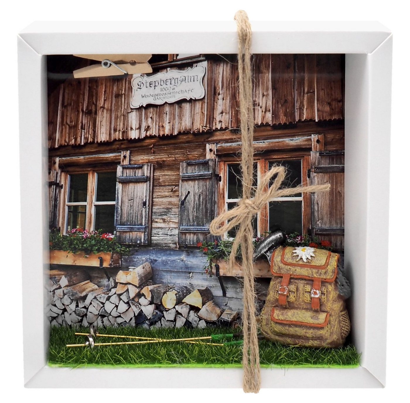 ZauberDeko Geschenkbox Geldgeschenk Verpackung Wandern Rucksack Reise Urlaub Hütte Berghütte