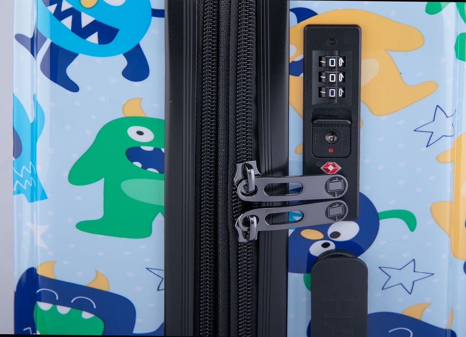 Hauptstadtkoffer Kinderkoffer Mitte, 4 Rollen, Kindertrolley Handgepäck-Koffer TSA-Schloss Volumenerweiterung