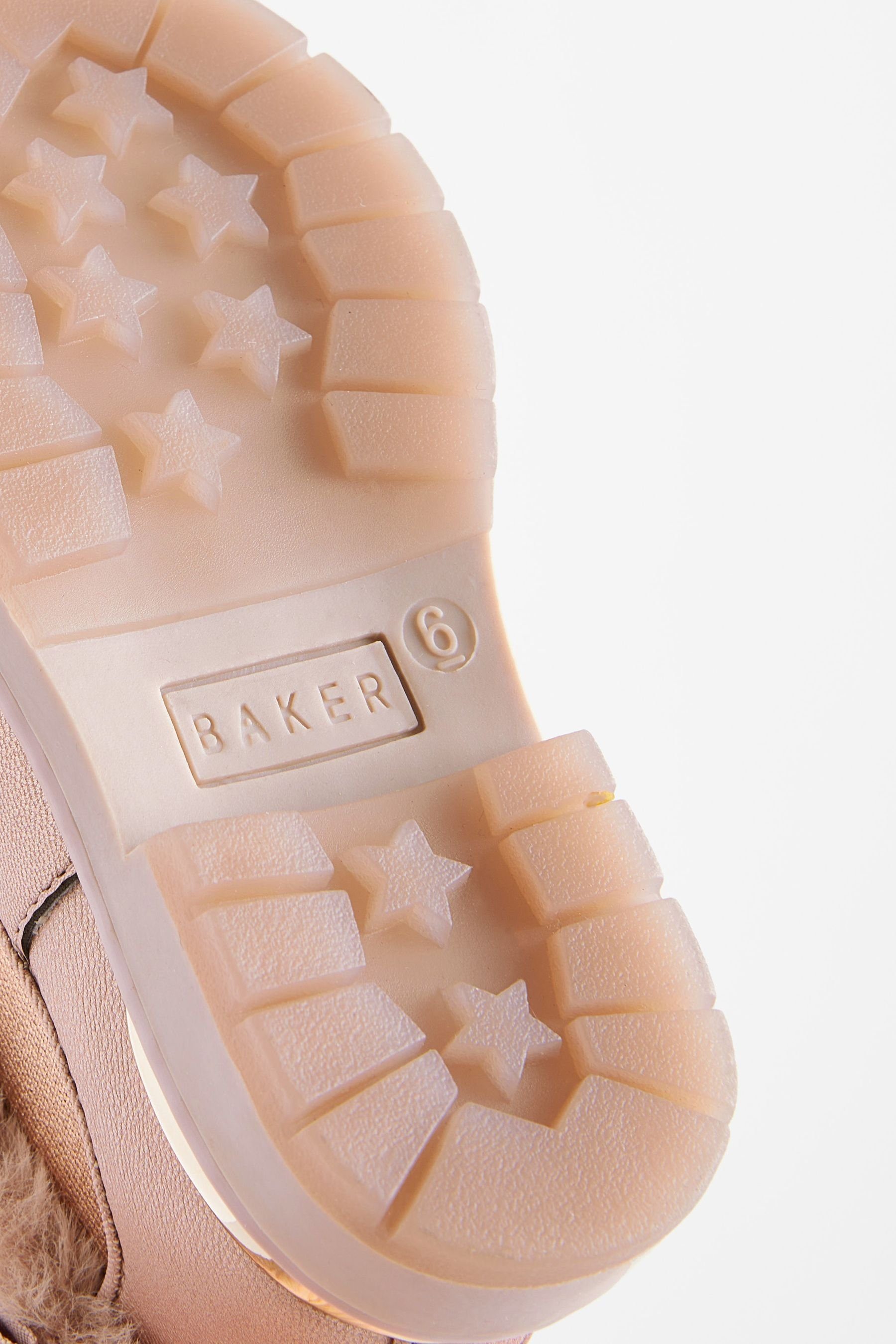 Baker by Ted Baker Baker Baker Schleife Stiefelette (1-tlg) Kunstfellstiefel by Ted mit