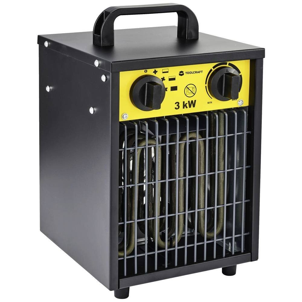 TOOLCRAFT Heizgerät Industrie-Heizlüfter, 3000 W TO-8578335, Überhitzungsschutz, Heizlüfterfunktion, Integriertes Thermostat