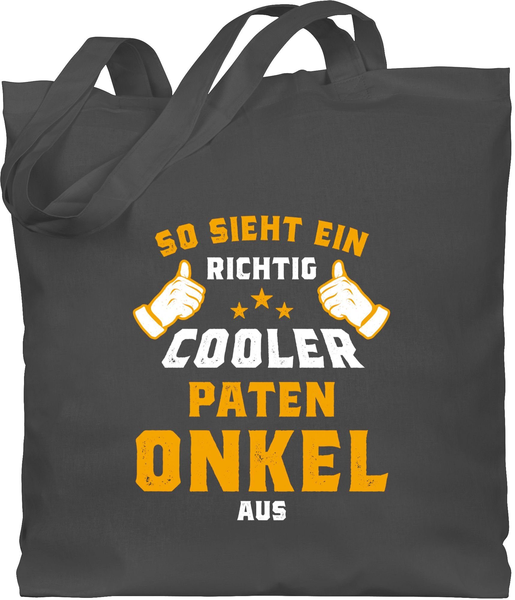 Shirtracer Umhängetasche »So sieht ein richtig cooler Patenonkel aus