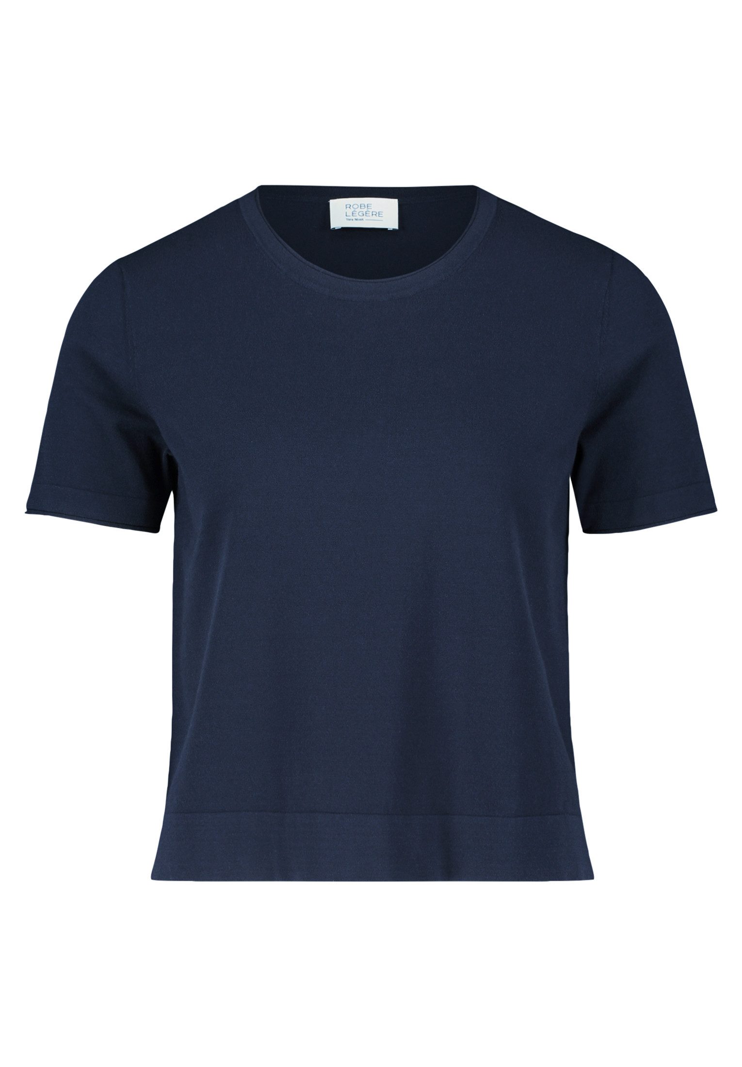 Vera Mont Kurzarmshirt Damen mit Rundhalsausschnitt (1-tlg) Struktur