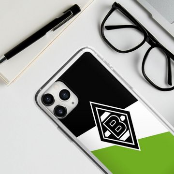 DeinDesign Handyhülle Borussia Mönchengladbach Gladbach Offizielles Lizenzprodukt, Apple iPhone 11 Pro Max Silikon Hülle Bumper Case Handy Schutzhülle