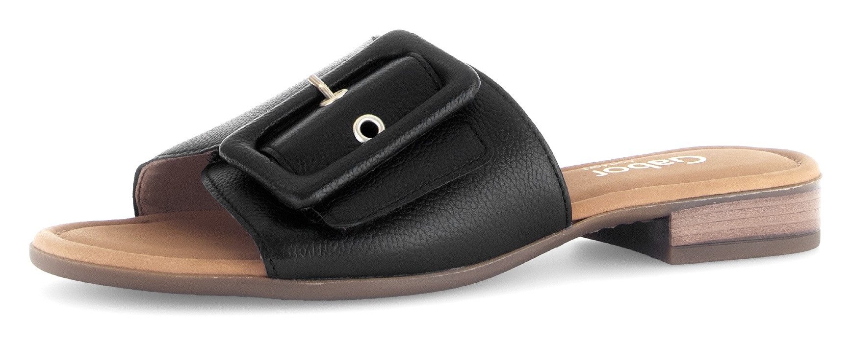 Gabor RHODOS Pantolette, Blockabsatz, Sommerschuh, Komfortschuh günstig online kaufen