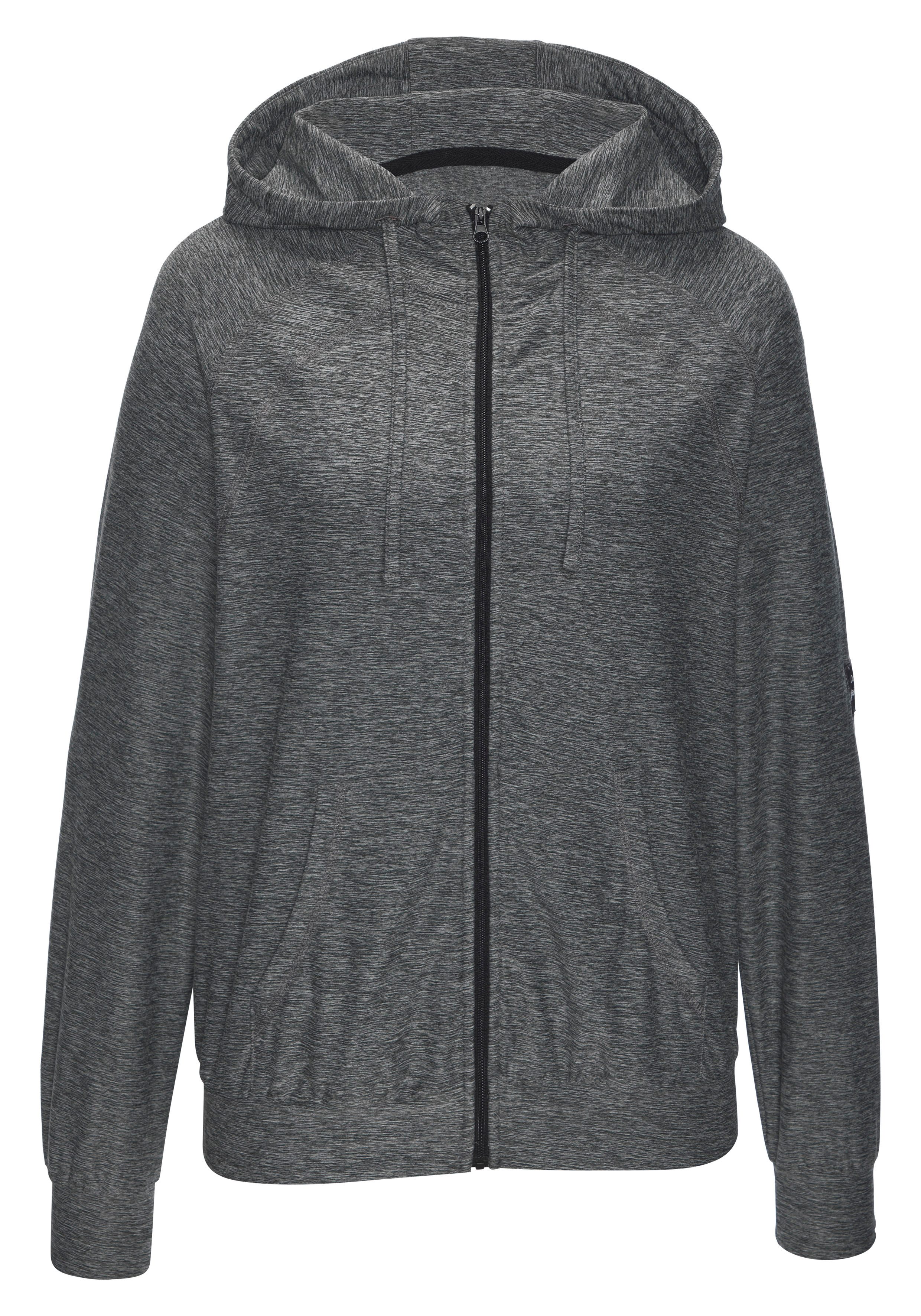 Vivance Active by Lascana Kapuzensweatjacke mit geteilte Kängurutasche, Home-und Loungewear-Serie. Reduzierter Preis € 19,99. Unverbindliche Preisempfehlung € 49,99