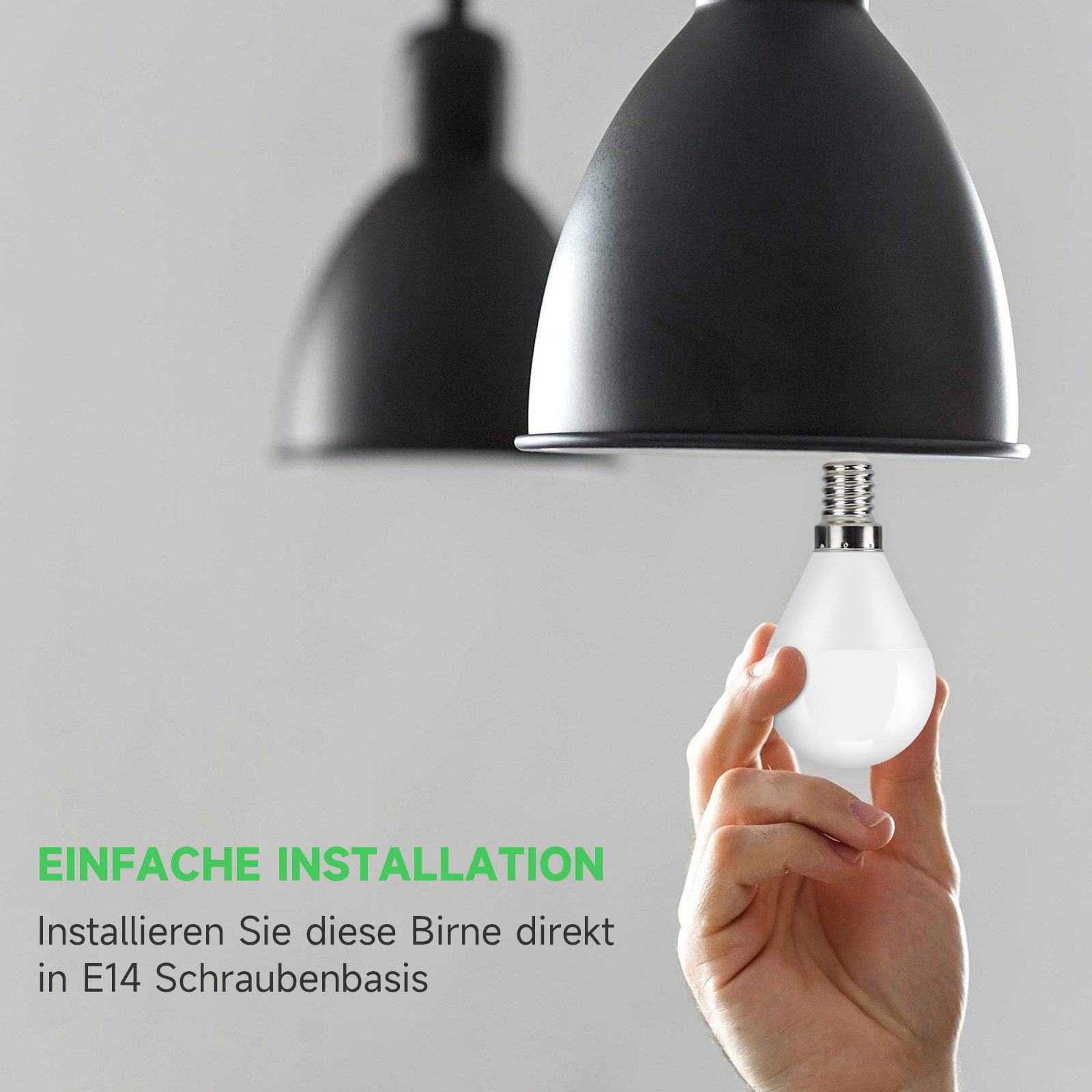 ZMH LED-Leuchtmittel Whonzimmer 6ER P45 Globe günstig online kaufen