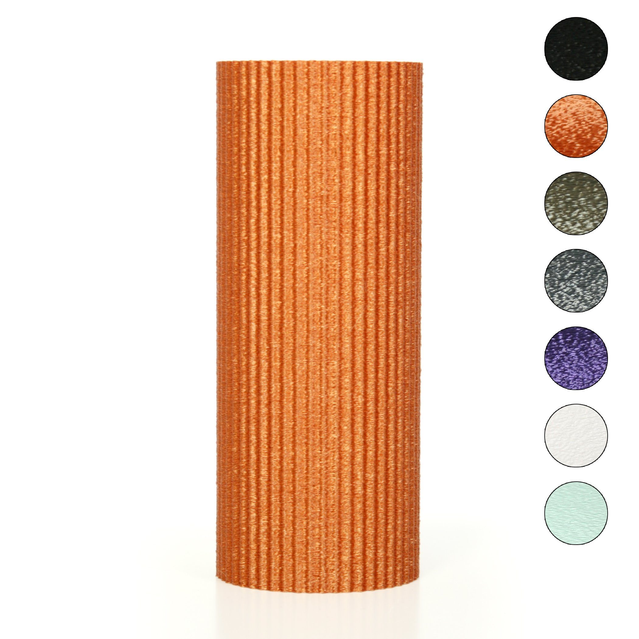 Bronze Vase Bio-Kunststoff, aus bruchsicher aus Dekorative – Rohstoffen; nachwachsenden Dekovase wasserdicht Feder & Blumenvase Designer Kreative