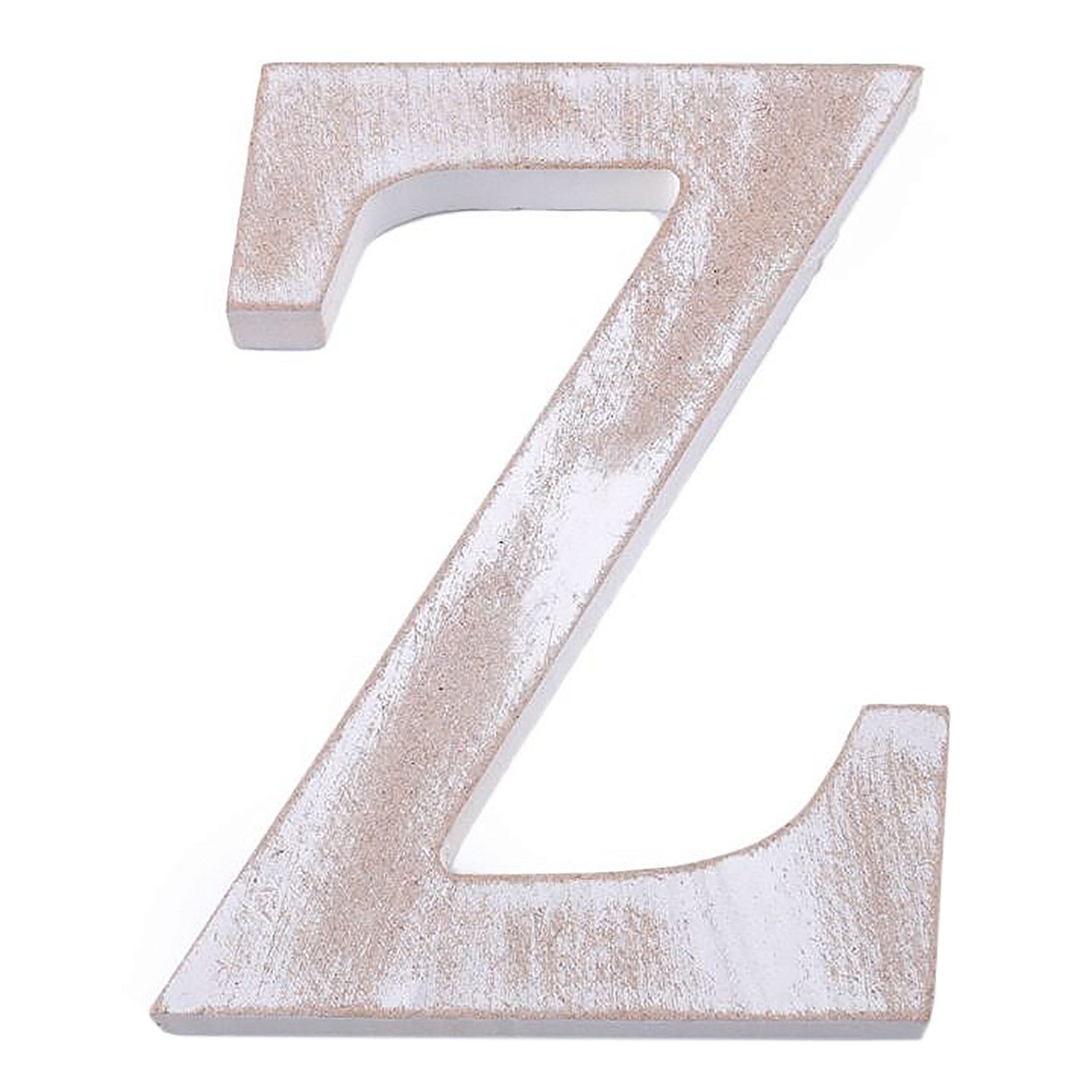 maDDma Deko-Buchstaben 3D Holzbuchstabe 11 cm, weiß-vintage, Einzelbuchstabe "Z". € 2,47, (€ 2,47 pro 1 Stk).