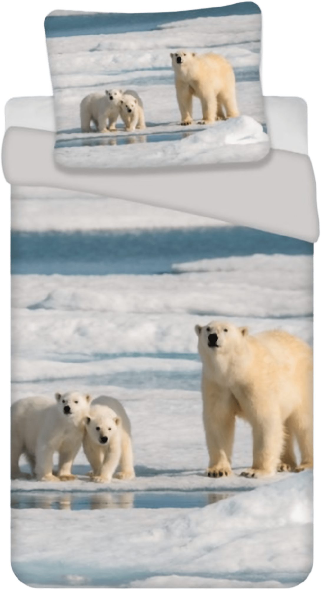 BrandMac Kinderbettwäsche Bettwäsche Set mit Eisbär 135 x 200 cm 100% Baumw günstig online kaufen