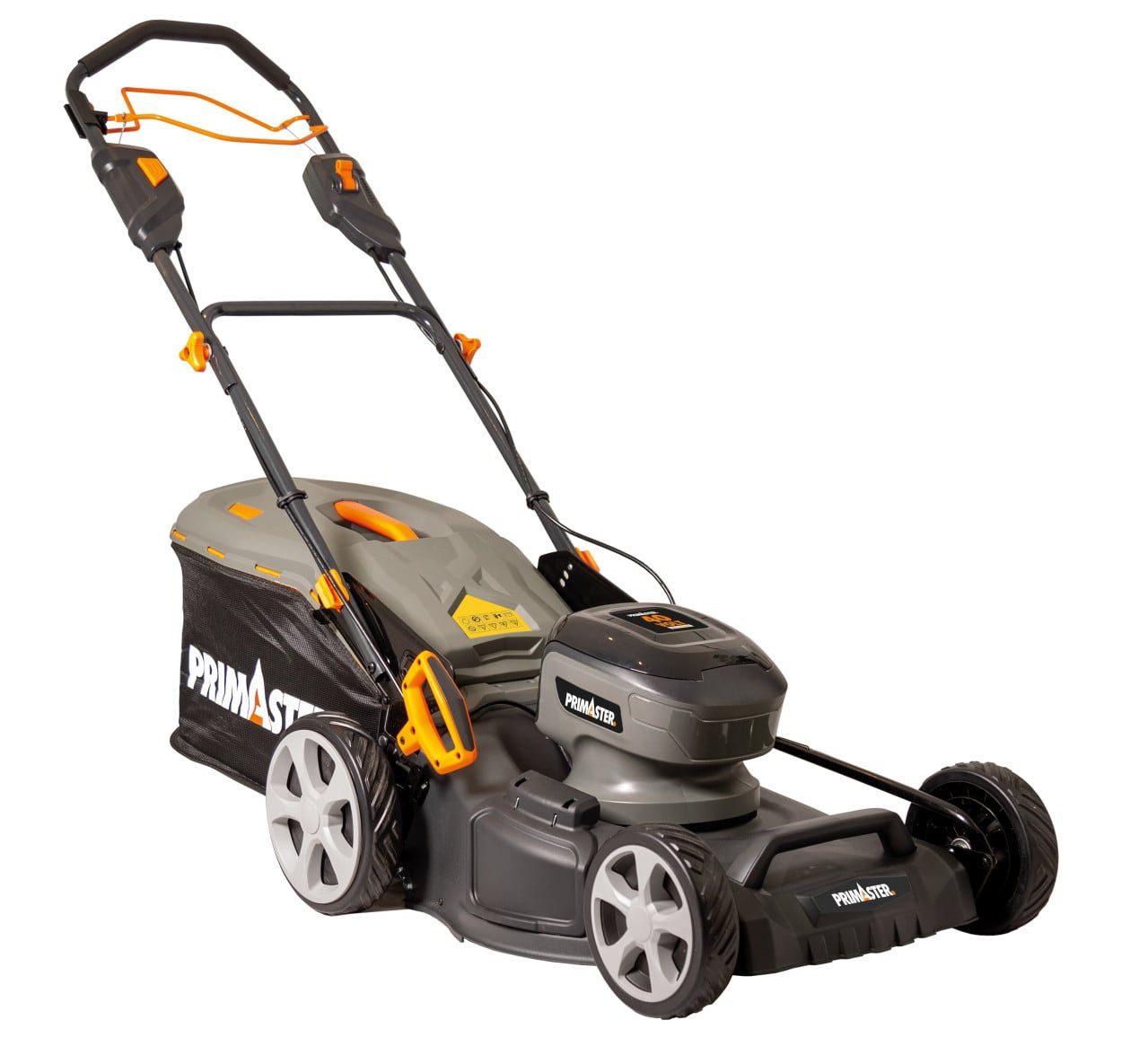 Primaster Akkurasenmäher Primaster Akku-Rasenmäher PARM 4046VS 40V 46 cm, Mit Akku + Ladegerät