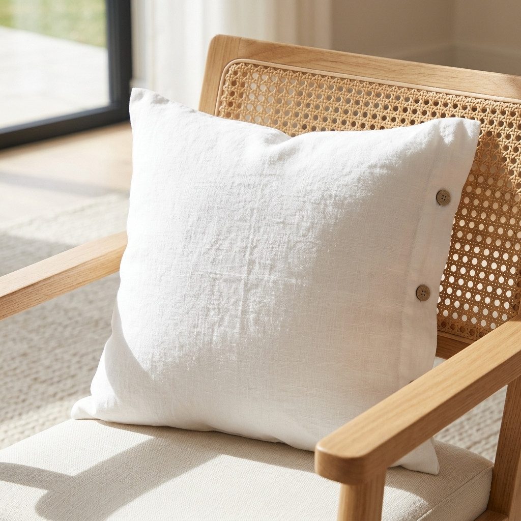 Interior by Hakito Kissenbezug 100% reine Leinen 180g/m² GOTS BIO zertifiziert