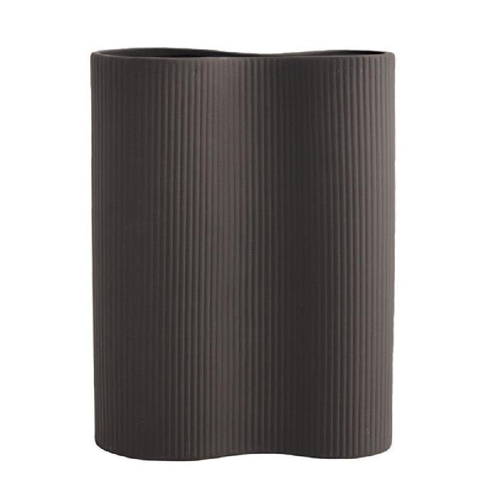 Storefactory Dekovase Doppelvase Bunn Dark Grey