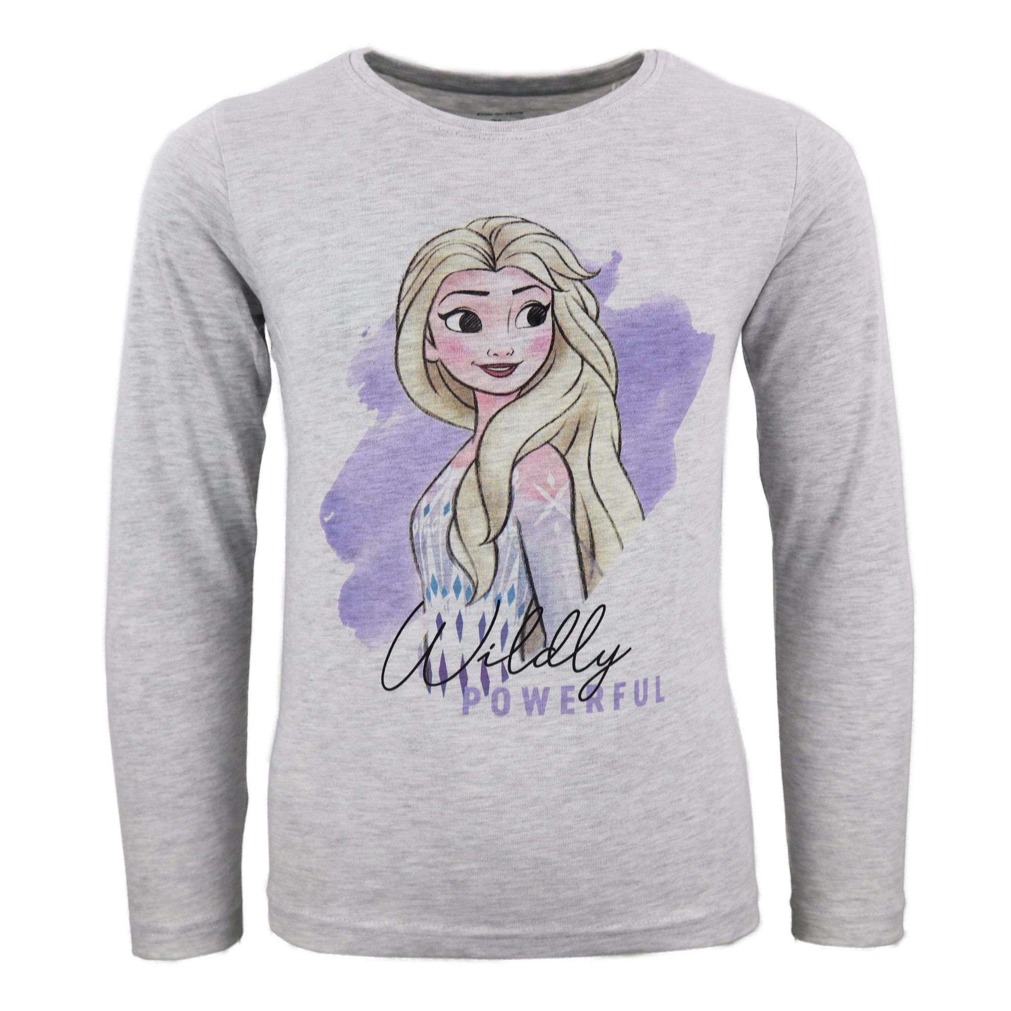 Kinder Schlafanzug Eiskönigin 104 Disney Disney Elsa Gr. langarm -134 Pyjama Die Frozen Grau