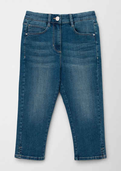 s.Oliver 3/4-Hose Slim: Jeans im Capri-Look Waschung
