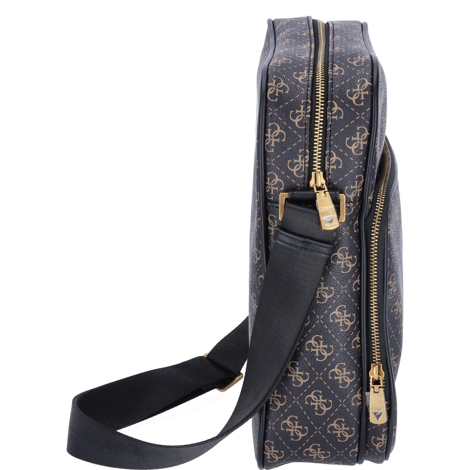Guess Umhängetasche GUESS Umhängetasche Vezzola Eco Brown-Ochre (1, 1-tlg., 1)
