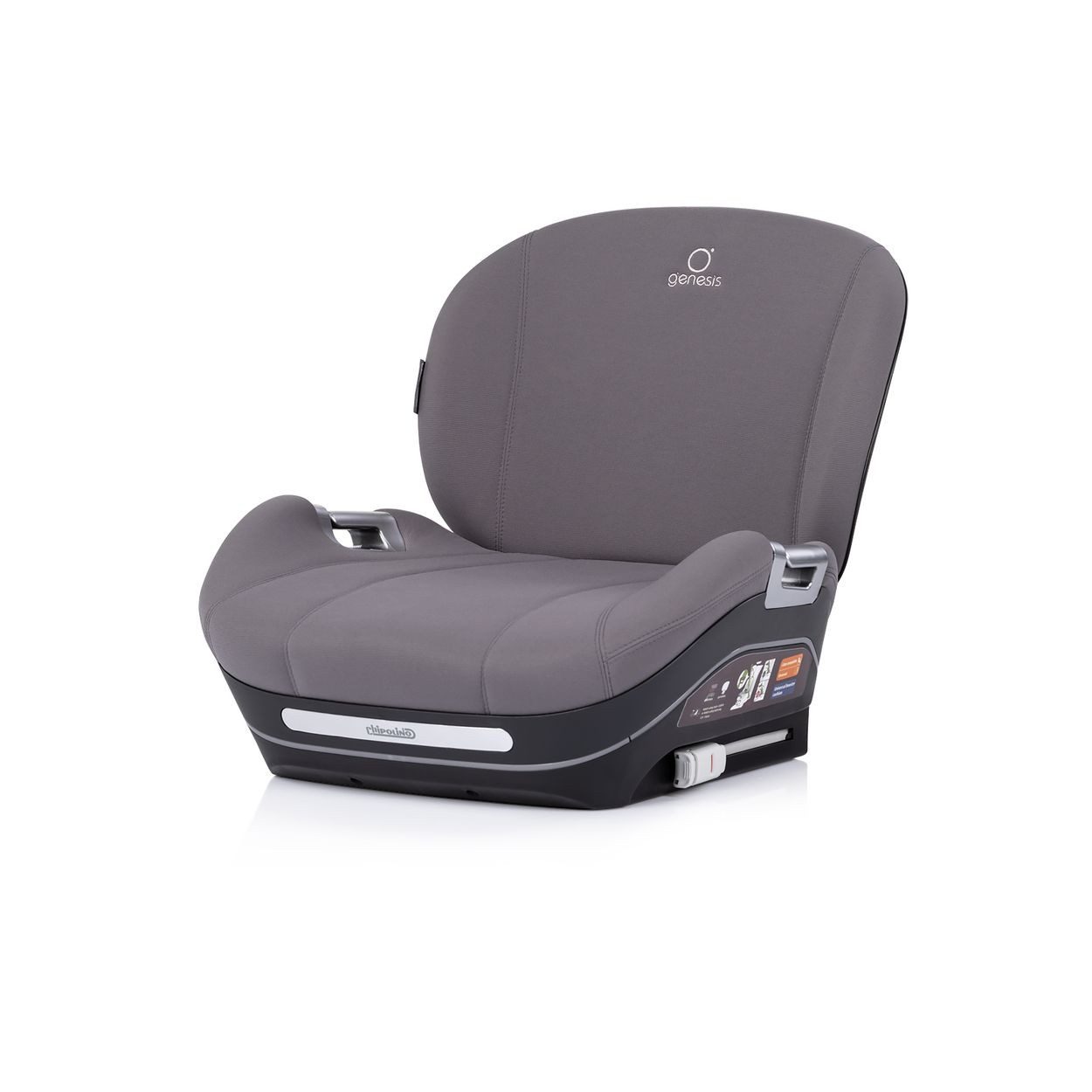 Chipolino Kindersitzerhöhung Sitzerhöhung Genesis i-Size, ab: 6, bis: 12, 125-150 cm Isofix, Rückenlehne