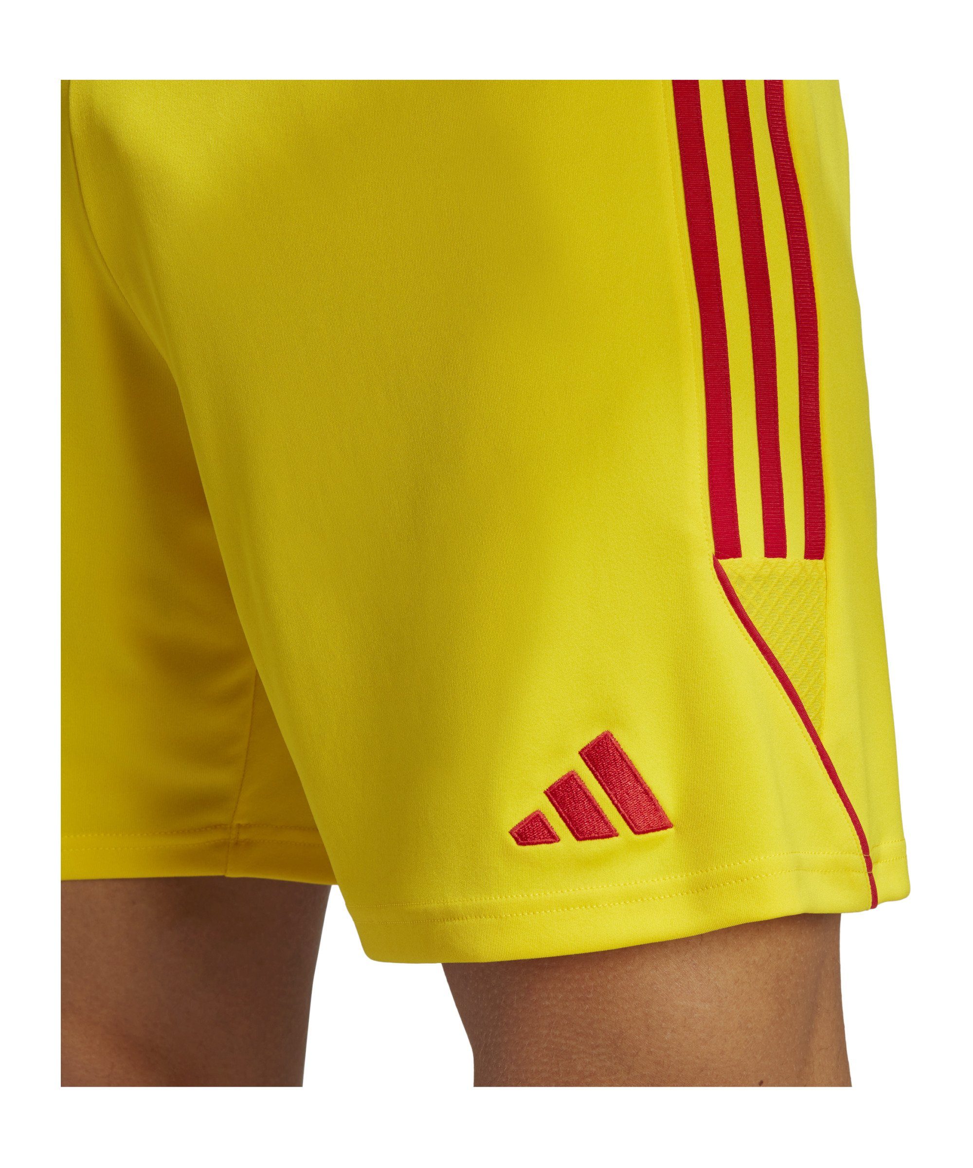 23 Performance Tiro gelbrotgelb Short Sporthose adidas