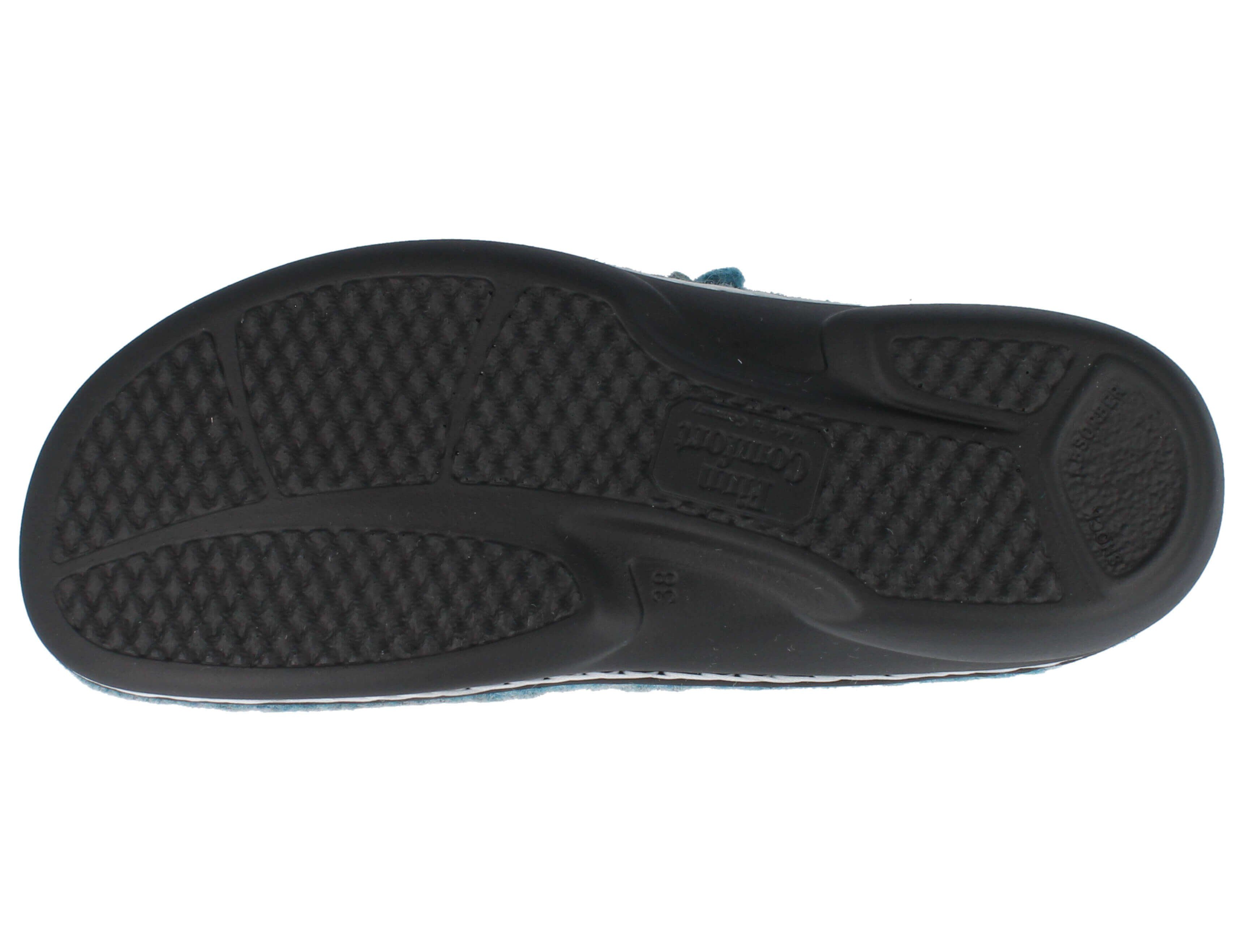 Finn Comfort FINN COMFORT Arlberg Damen Hausschuhe hellblau Filz - Größe: 38 Clog Wechselfußbett