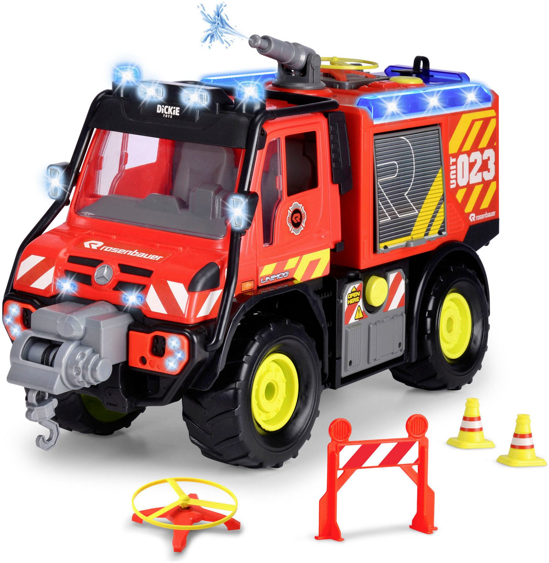 Dickie Toys Spielzeug-Feuerwehr Unimog U530 Fire günstig online kaufen