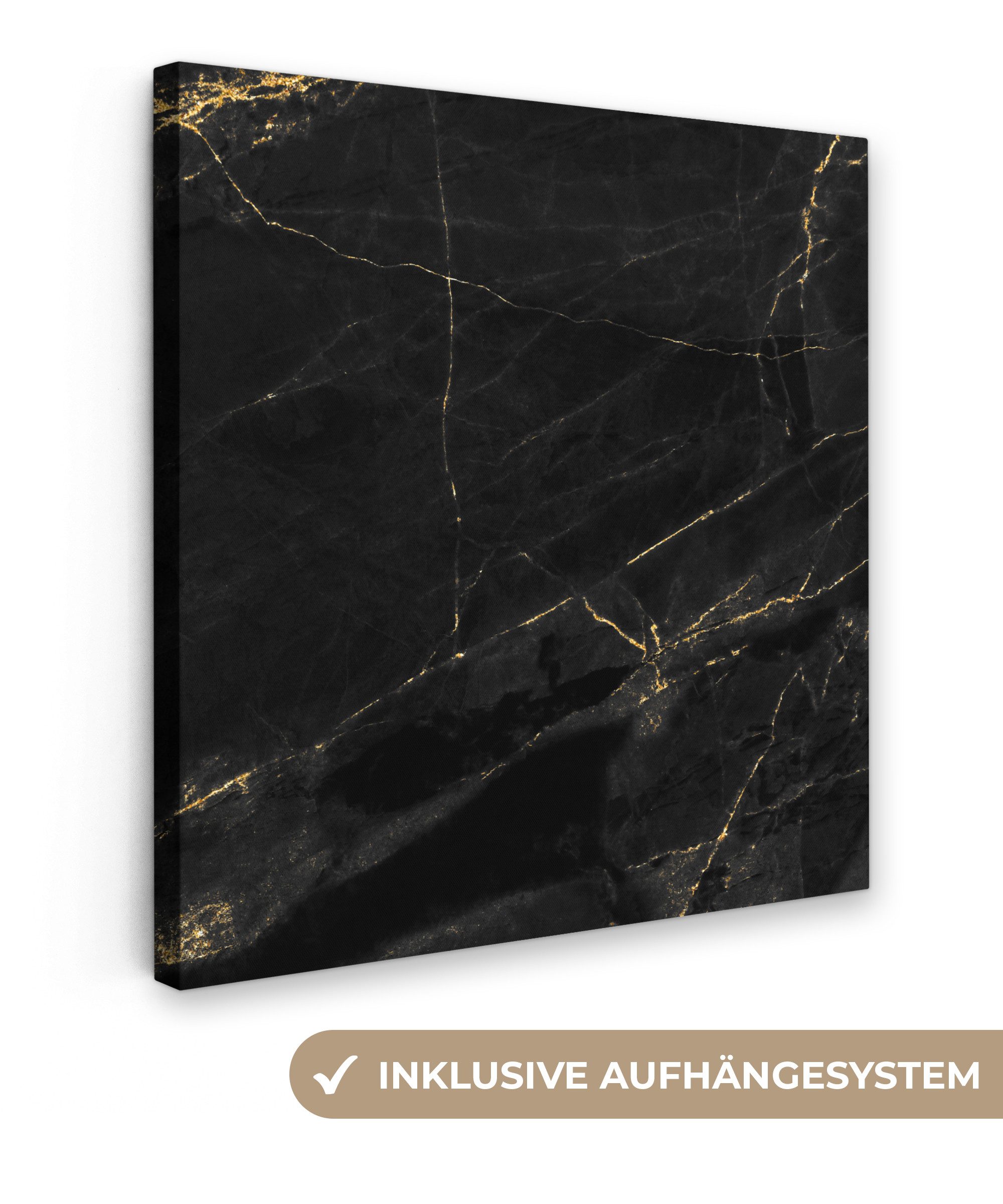 OneMillionCanvasses® Leinwandbild Marmoroptik - Luxus - günstig online kaufen
