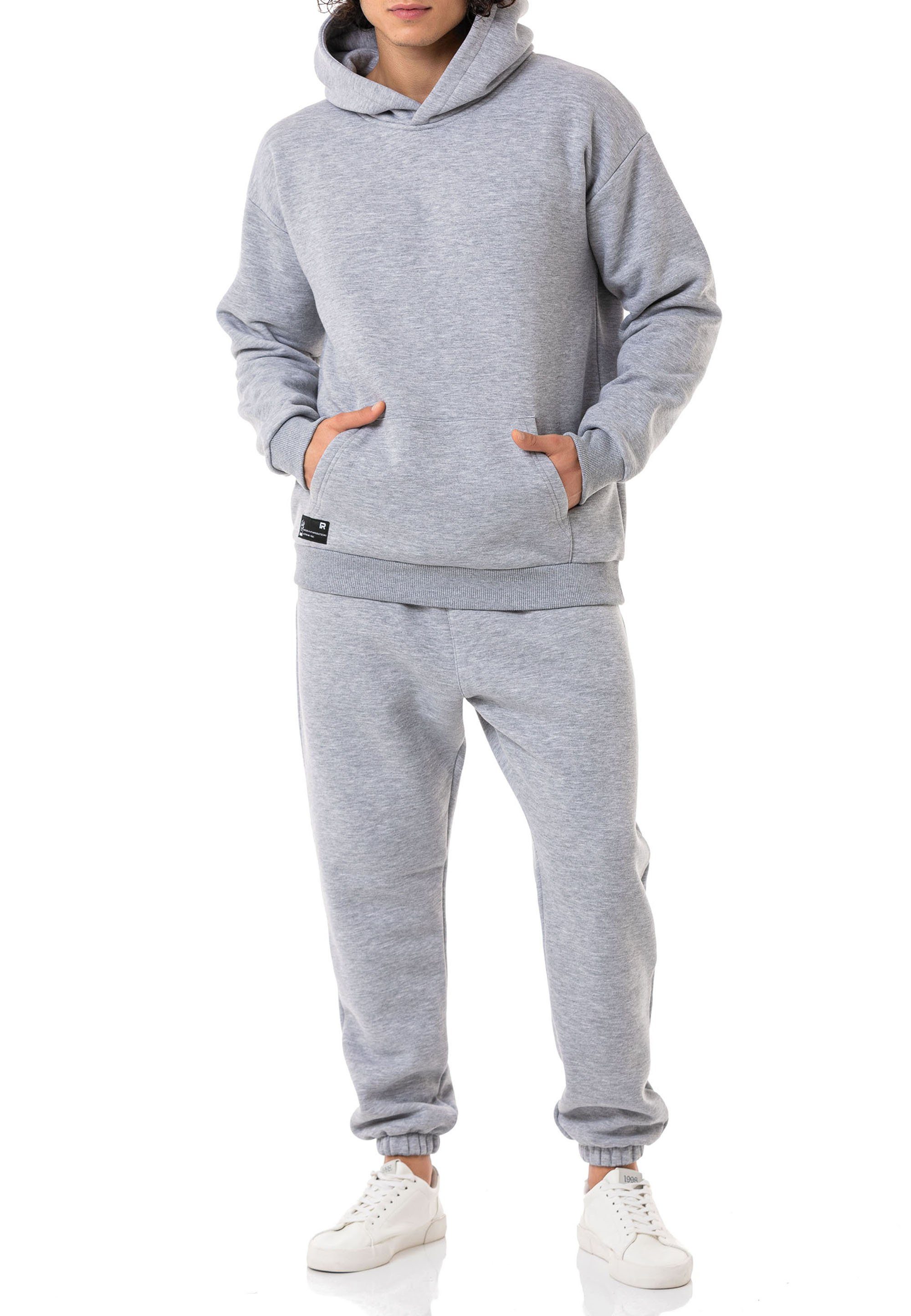 RedBridge Jogginganzug Jogginganzug Sweat Suit Set Hoodie und Hose Premium Loose-Fit (Set, 2-tlg)