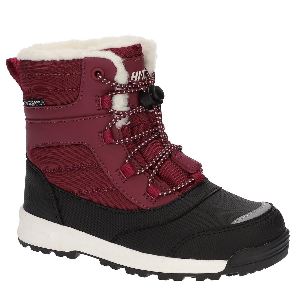 Hi-Tec Leo WP (waterproof/wasserdicht) weinrot Kinder Winterstiefel