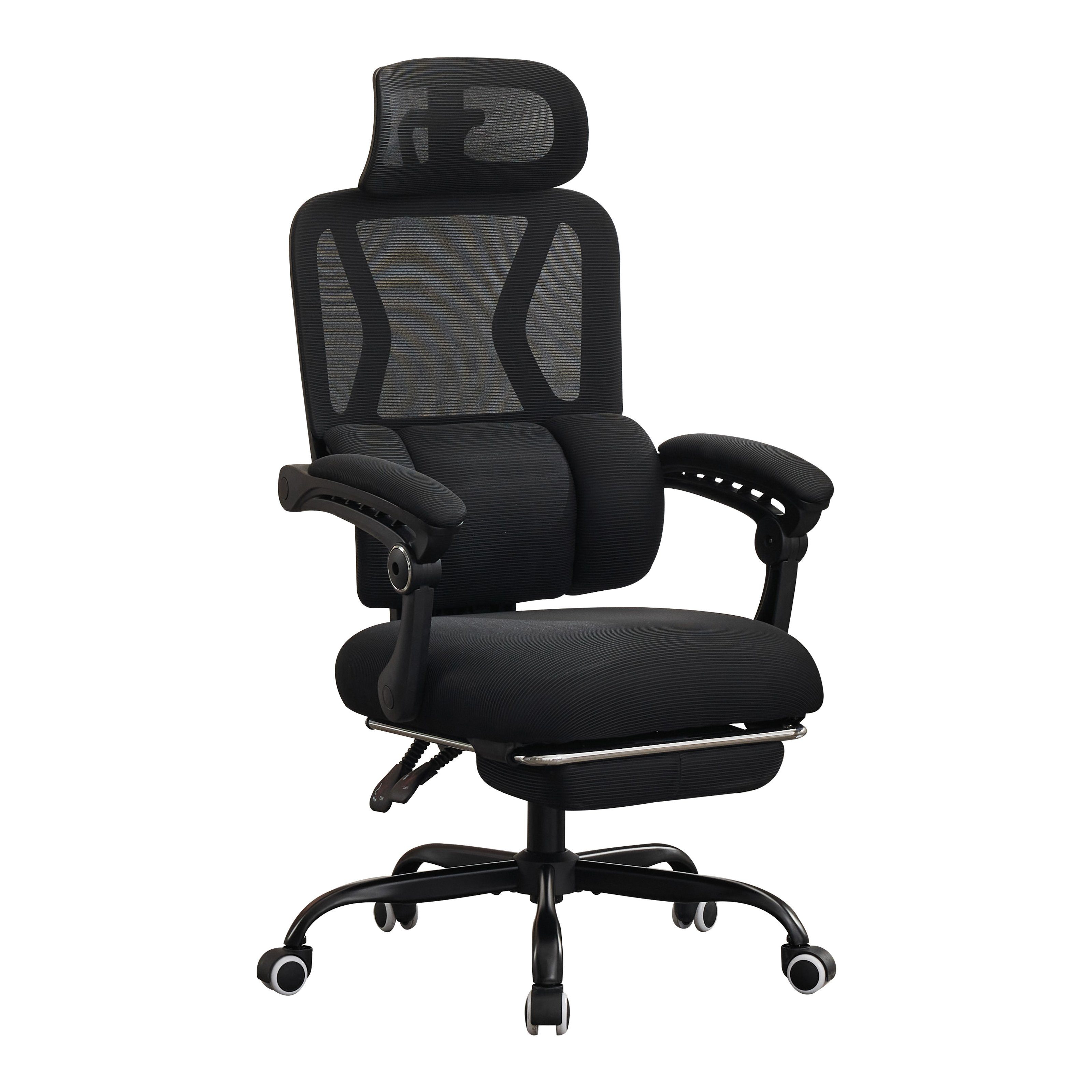 UEV Bürostuhl Ergonomisch mit Fußstütze mesh Dynamischer Lordosenstütze (Ho günstig online kaufen