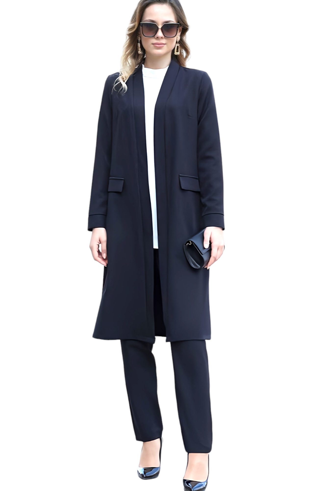 Modavitrini Abendkleid Damen Kleid langärmliges Maxikleid Abiye Abaya Hijab günstig online kaufen