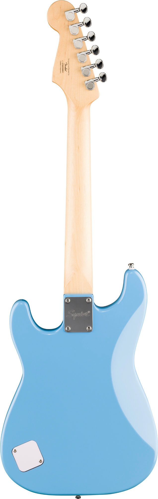 Squier E-Gitarre Mini Stratocaster California Blue, Mini Stratocaster, Shortscale