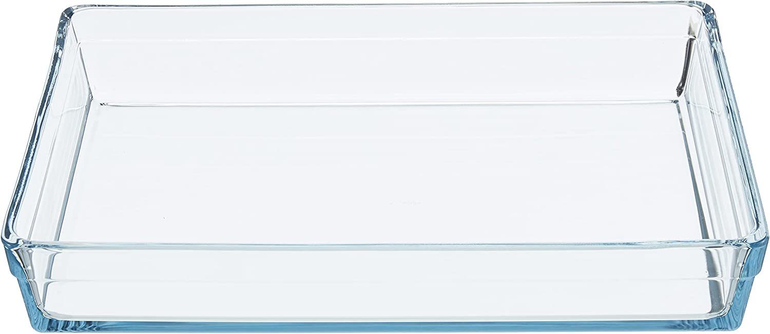 Pasabahce Auflaufform Borcam Premium Rechteckblech 26Cmx37Cm, 4350 cc transparent, Glas