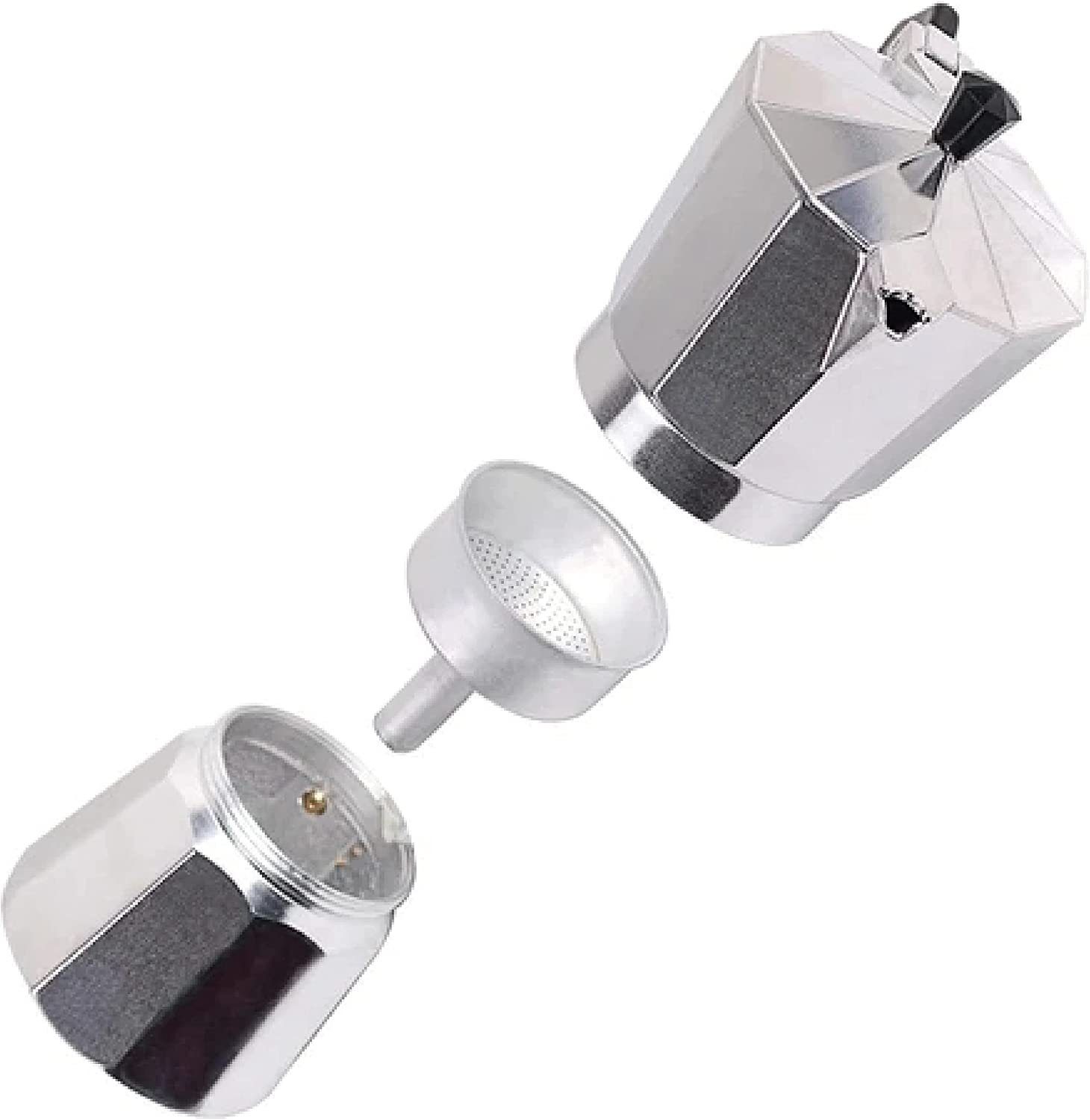 Tassen) Kaffeemaschine Filterkaffeemaschine DOTMALL (12 EDM Aluminium