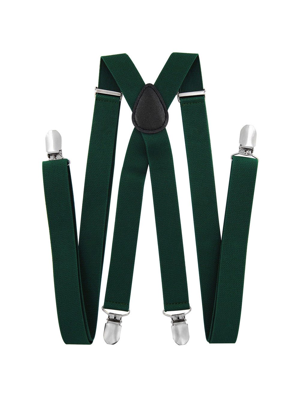 axy Hosenträger Herren Hosenträger 4 Stabile Clips X-Form 2,5cm Breit verstellbar und elastisch 120cm Lang