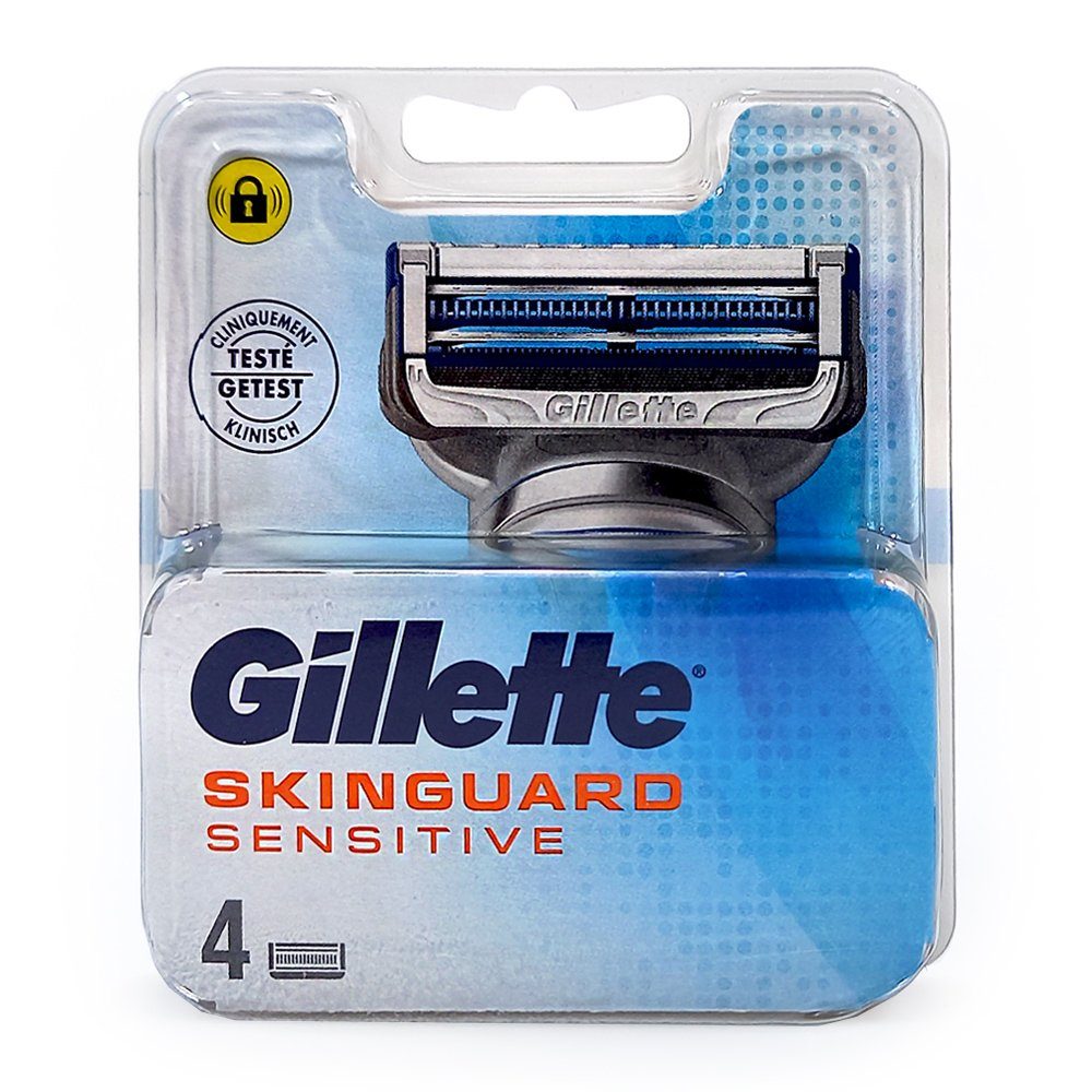 Gillette Rasierklingen Gillette SkinGuard Sensitive Rasierklingen, 4er Pack