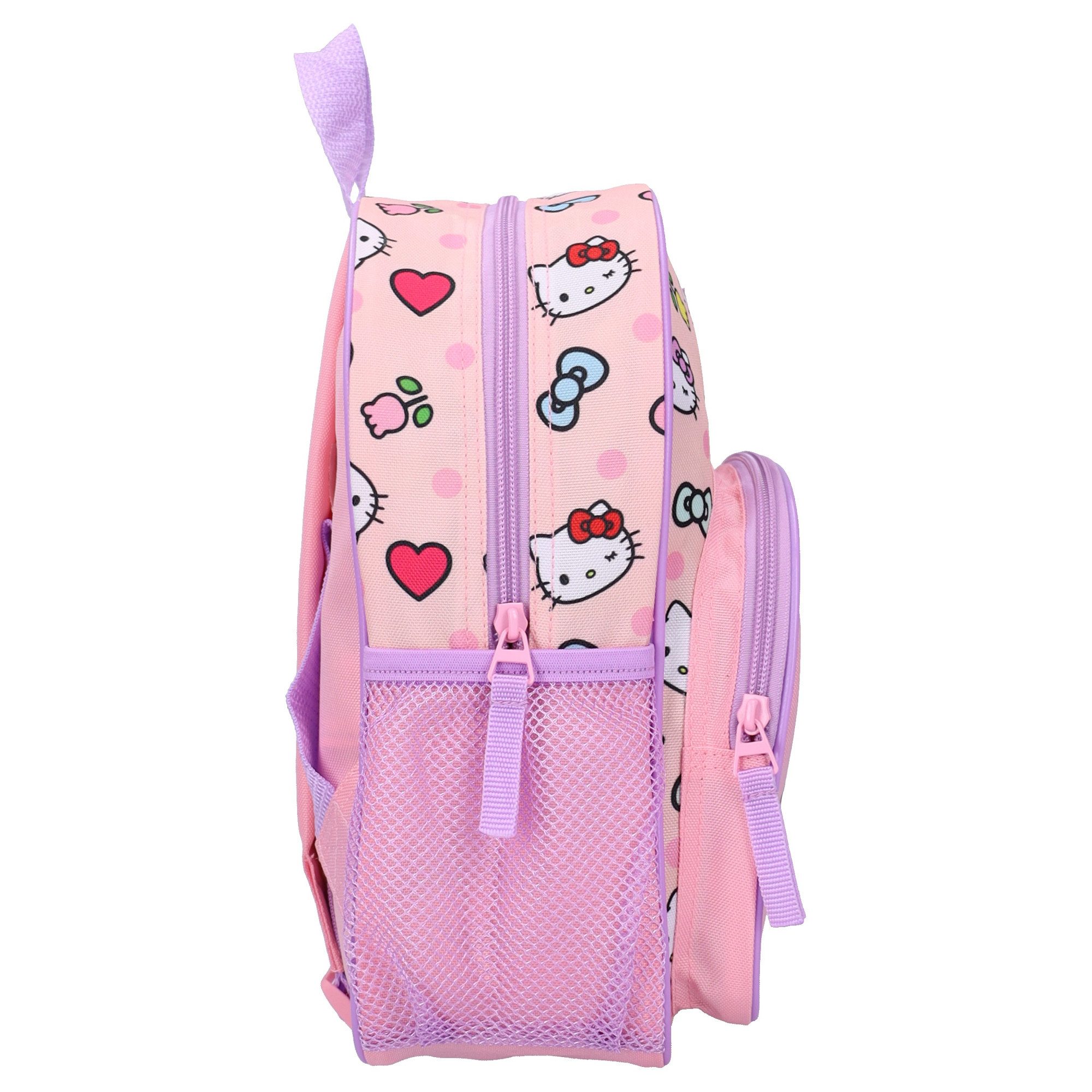 Hello Kitty Schulrucksack Sweet Charm Kinderrucksack mit Frontfach 29 cm