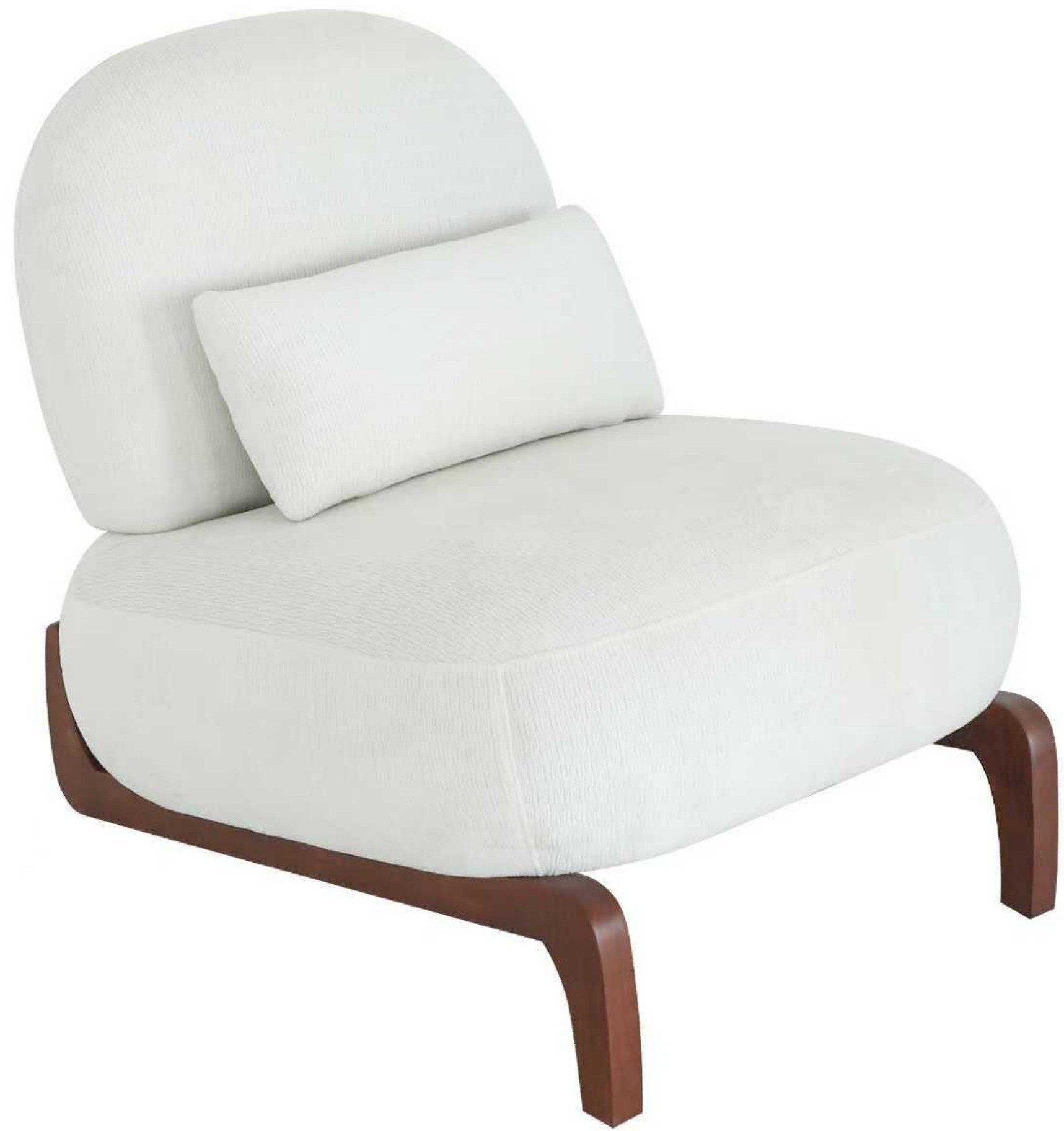 LVHOM Loungesessel runder Relaxsessel,ohne Armlehnen, weich gepolstert, Massivholzrahmen (Samtstoff,einzigartiges Design mit Lendenkissen,ergonomisches Design, rutschfeste Füße, niedriger Schwerpunkt, belastbar bis 150kg), für Schlaf-, Wohn-, Arbeitszimmer, Lounges, Lesezimmer und Balkone
